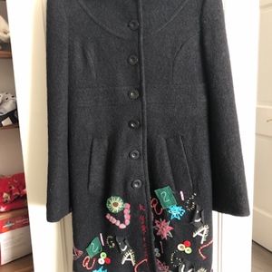 Desigual Winter Wool Coat